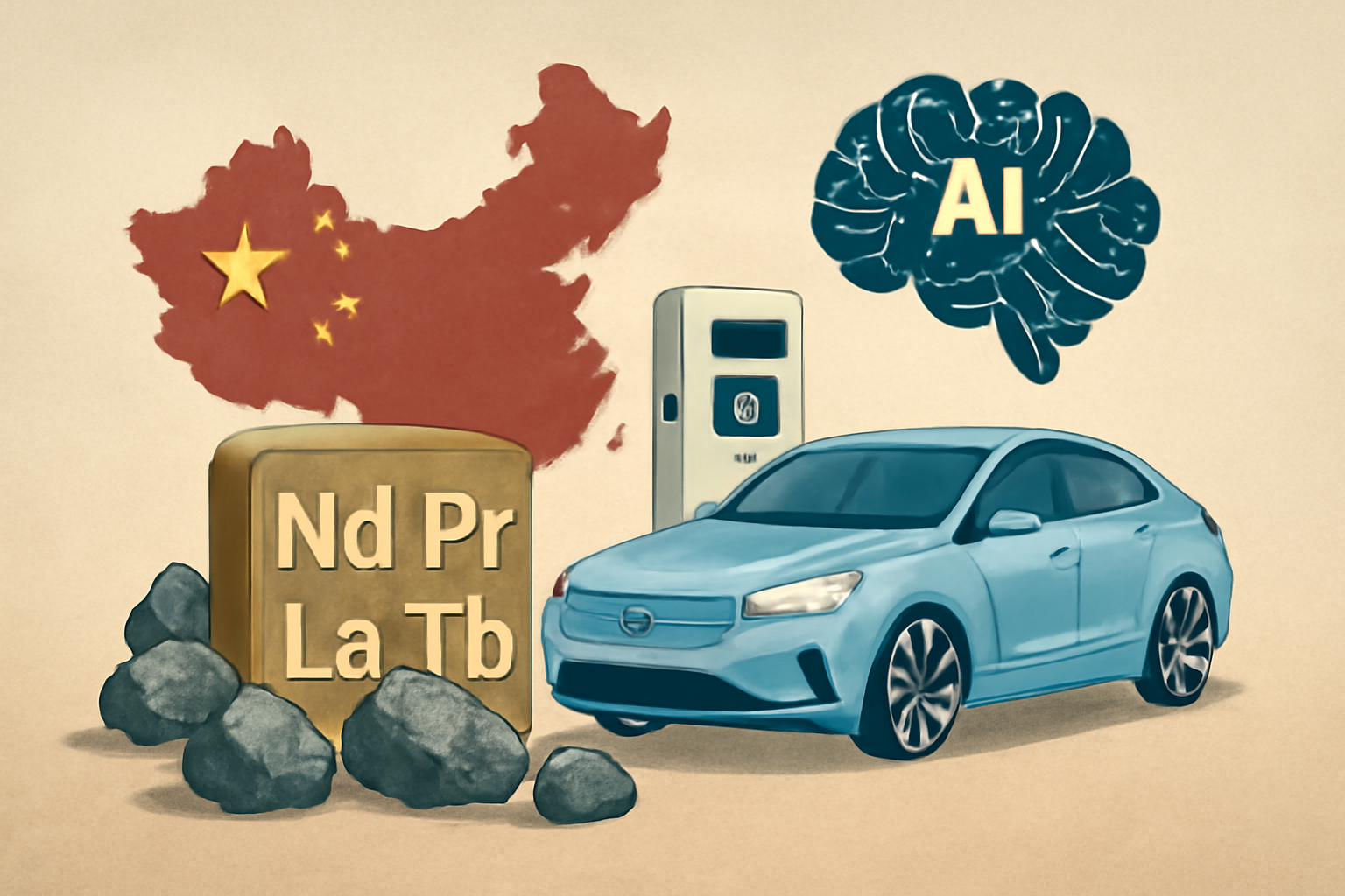 희토류란? 전기차&middot;AI 시대의 숨은 핵심 자원, 중국 독점과 한국의 대응 전략 관련 사진