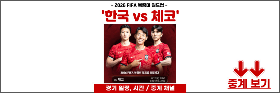 북중미 월드컵 한국