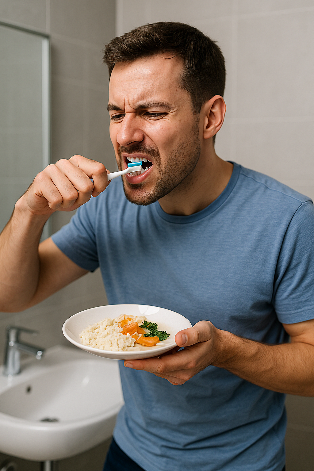 밥먹고 바로 양치