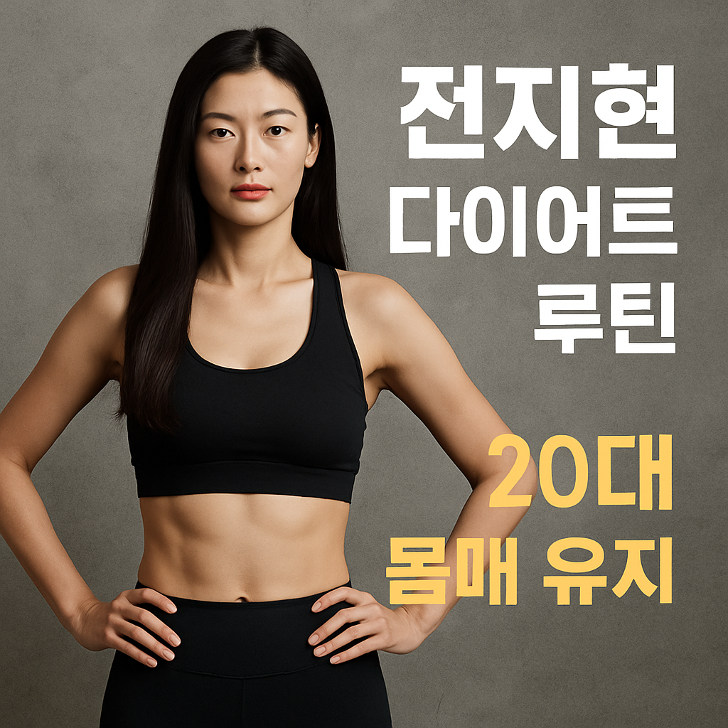 전지현 건강한 복근 유지 비결 공개!