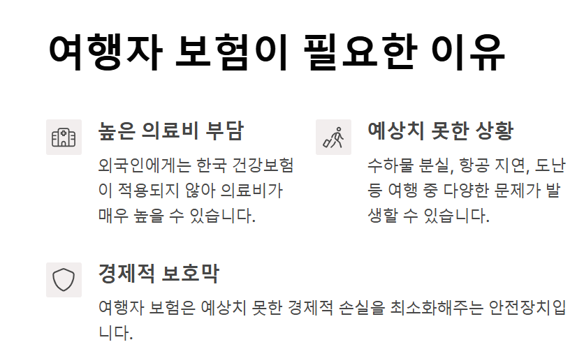 외국인 여행자 보험 방문객을 위한 보험 가이드