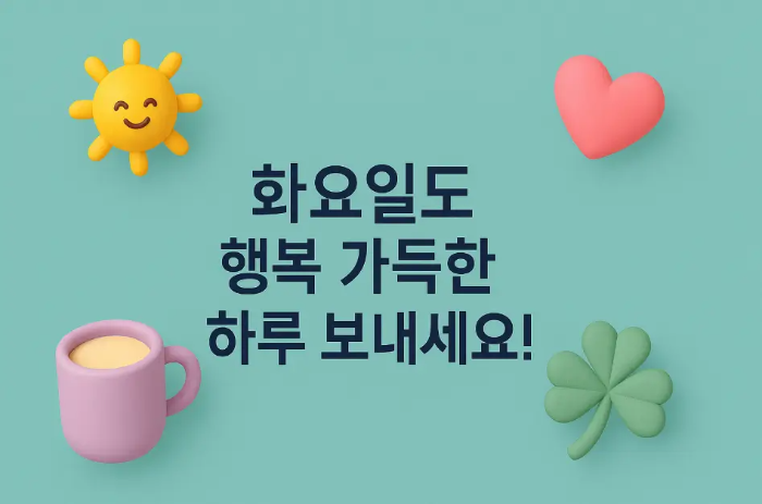 가족-화요일-인사말