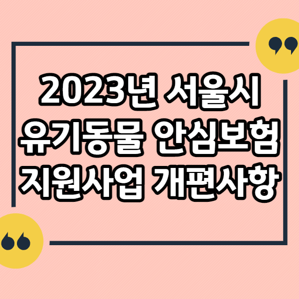 유기동물-안심보험-개편사항