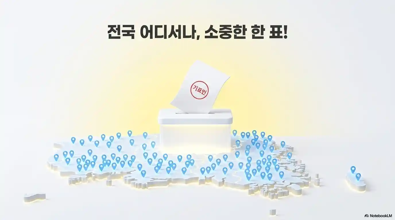전국 어디서나 가능한 사전투표
