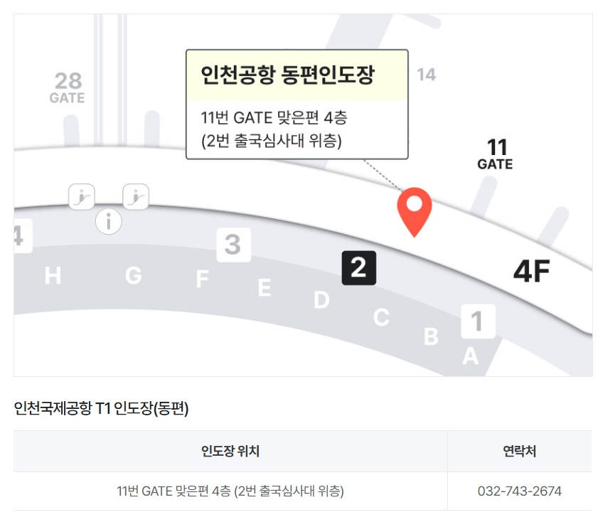 인천공항 신세계면세점 인도장 위치 면세품 수령 방법