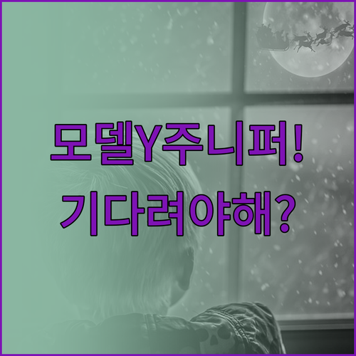 테슬라 모델Y 주니퍼 출시일 가격 예..