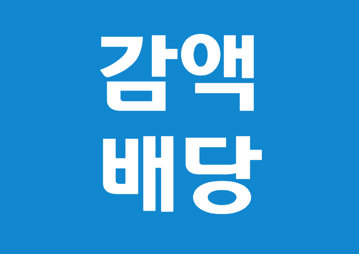 감액 배당이란 무엇인가? 예시를 통해 쉽게 이해하기