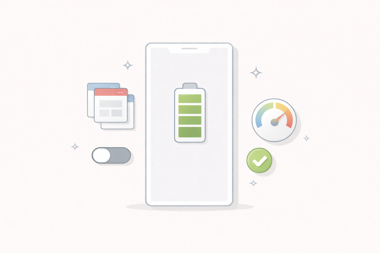 휴대폰 백그라운드 앱 정리에 대한 이미지