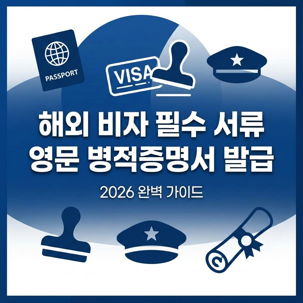 해외 유학 비자 병적증명서 영문 발급 방법과 2026년 필수 준비 서류