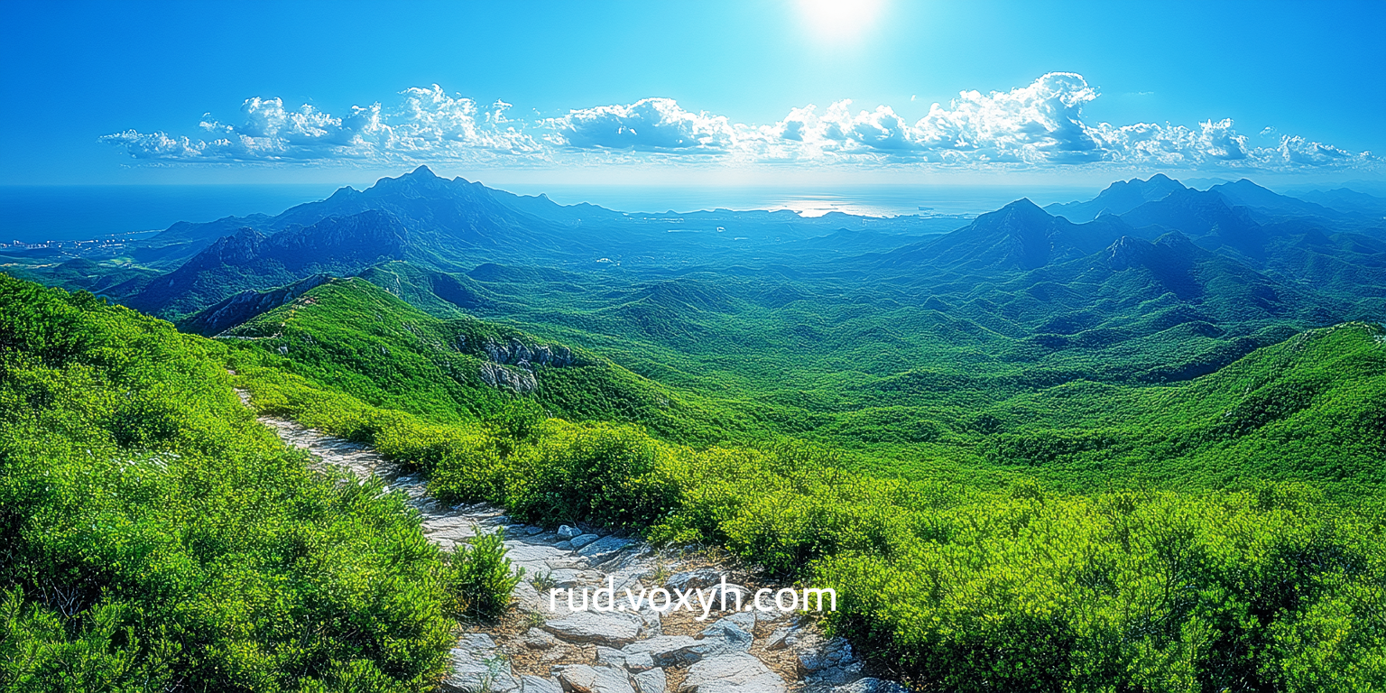 마니산의 사계절