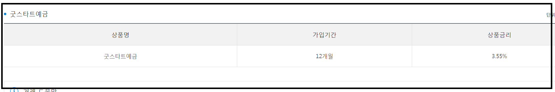 굿스타트예금 연 4.15%