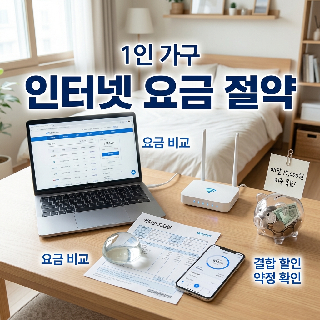 1인 가구 인터넷 요금 절약법 생활비 줄이는 현실적인 방법