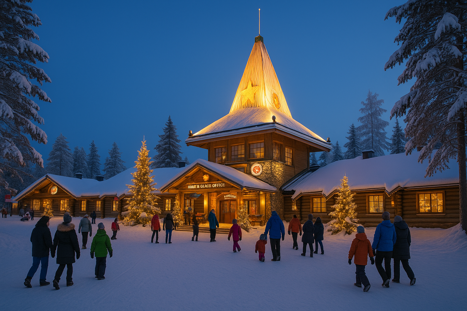 핀란드 산타빌리지 관련 사진