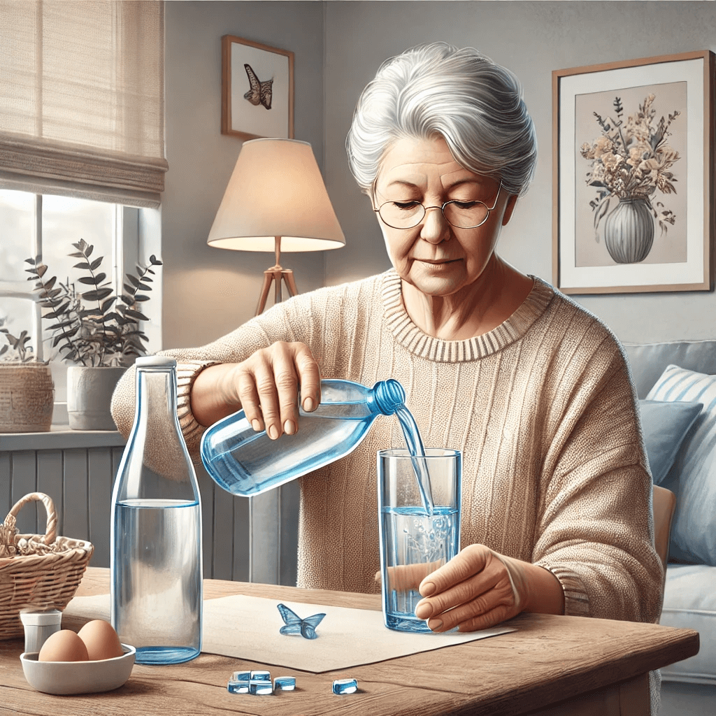 노년 물 섭취