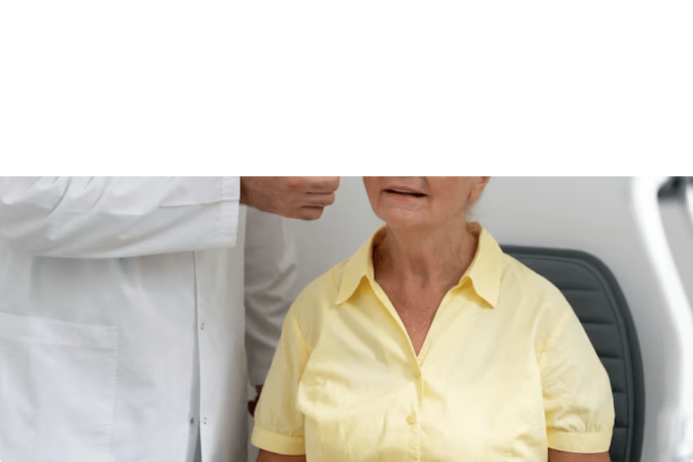 의사와 상담하는 환자