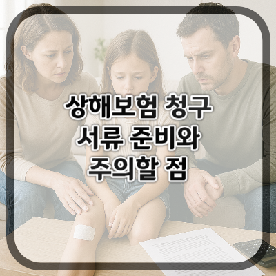 상해보험 청구 서류 준비와 주의할 점