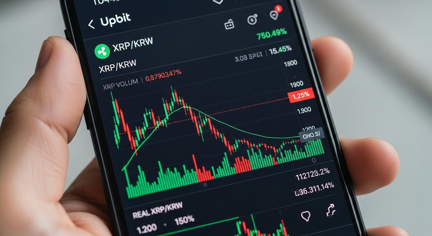 업비트 xrp 시세