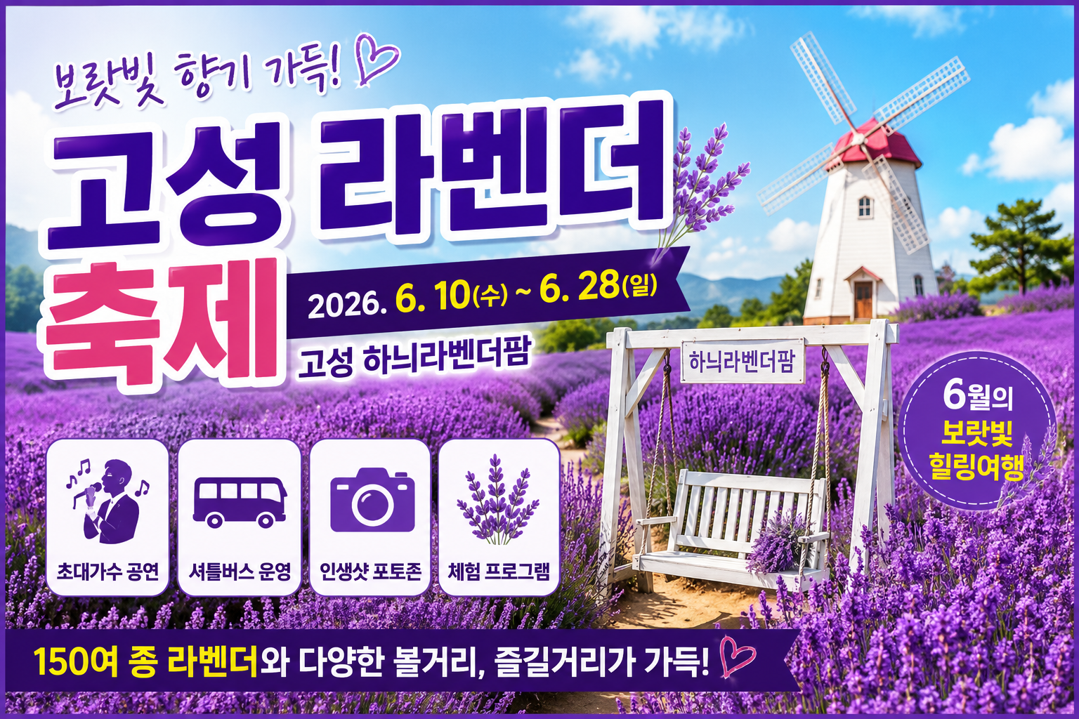 고성 라벤더 축제|보랏빛 향기로 물드는 하늬라벤더팜 완벽 가이드