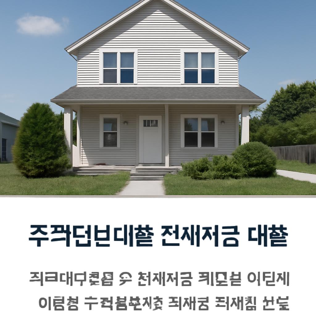 주택담보대출 전세자금 대출