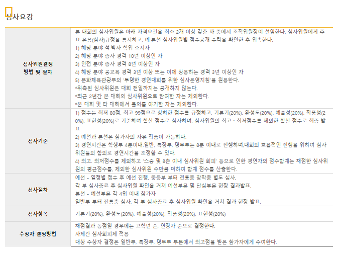 심사요강