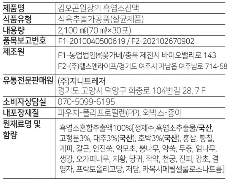 흑염소진액 효능과 흑염소진액 추천 순위 TOP 5 - 네이버, 쿠팡, G마켓, 11번가 판매 분석