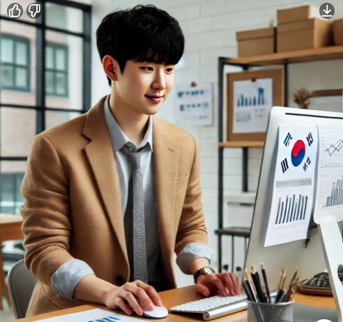 구직활동을 하고 있는 청년의 모습