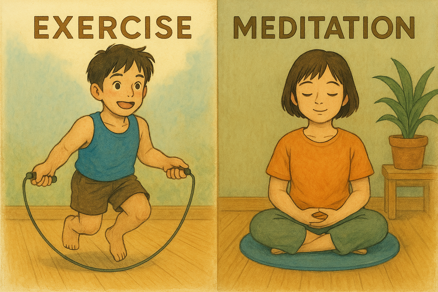 명상하는 이미지