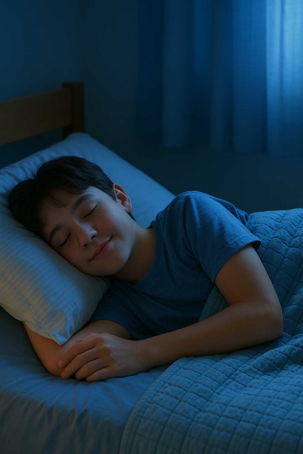잠자는 아이 모습