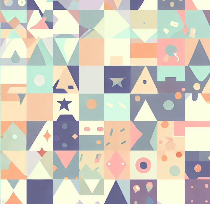 일관성 없는 벽지(made by Bing)