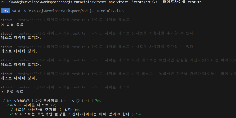 라이프사이클 예시