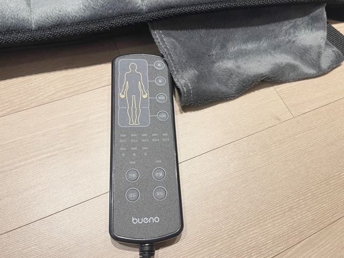 브에노-전신온열-마사지매트-리모컨