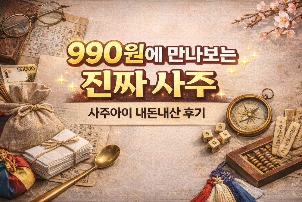 990원 사주아이 솔직후기, 진짜 정확할까?