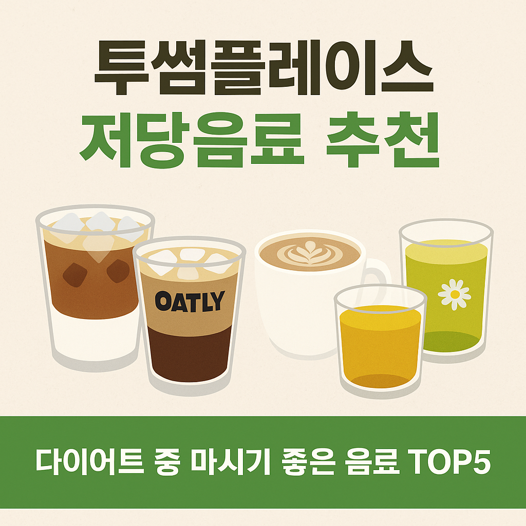 투썸플레이스 저당음료 추천