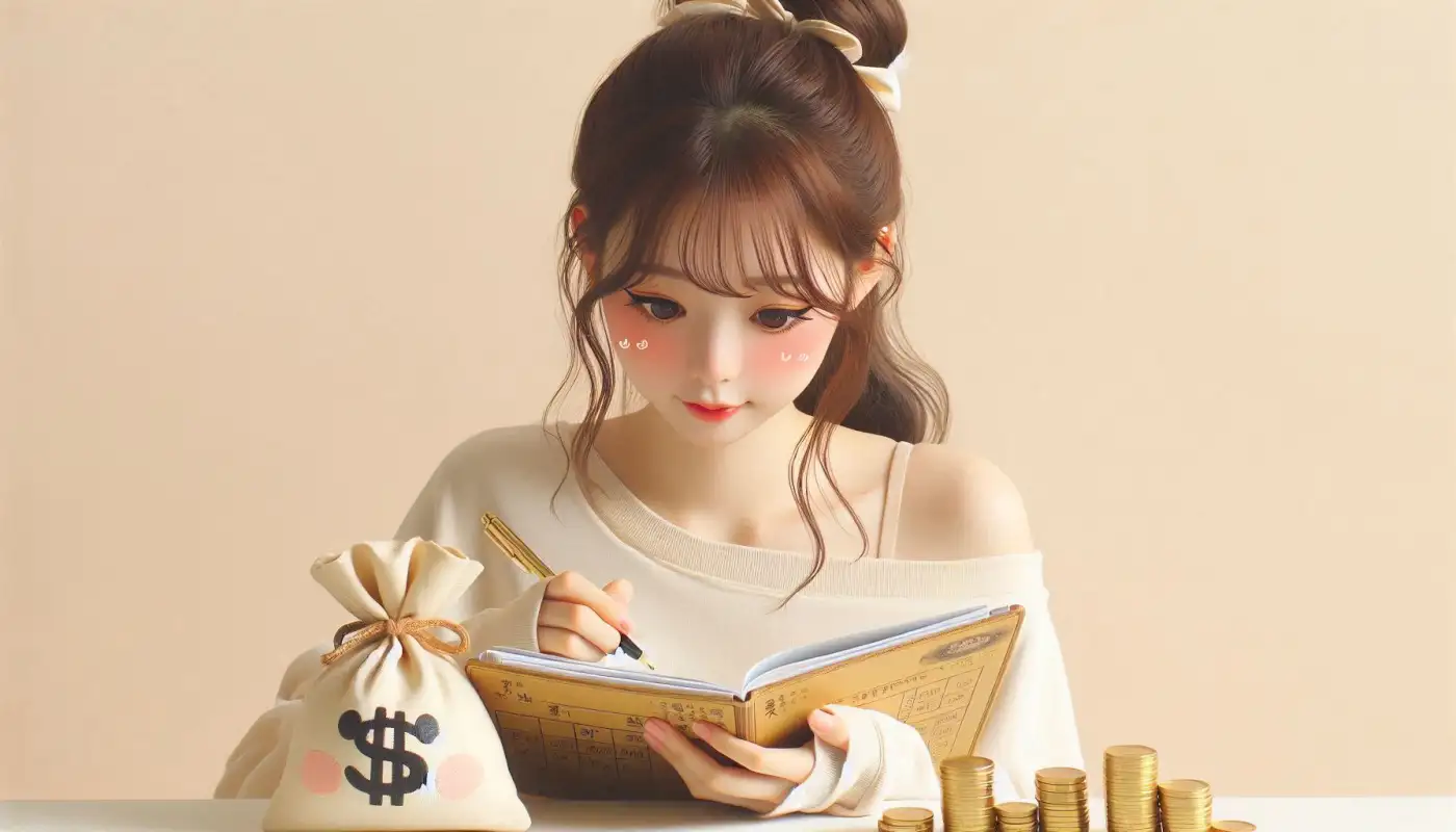 공매-입찰방법을-알아보고-자산관리하는-여성의-모습