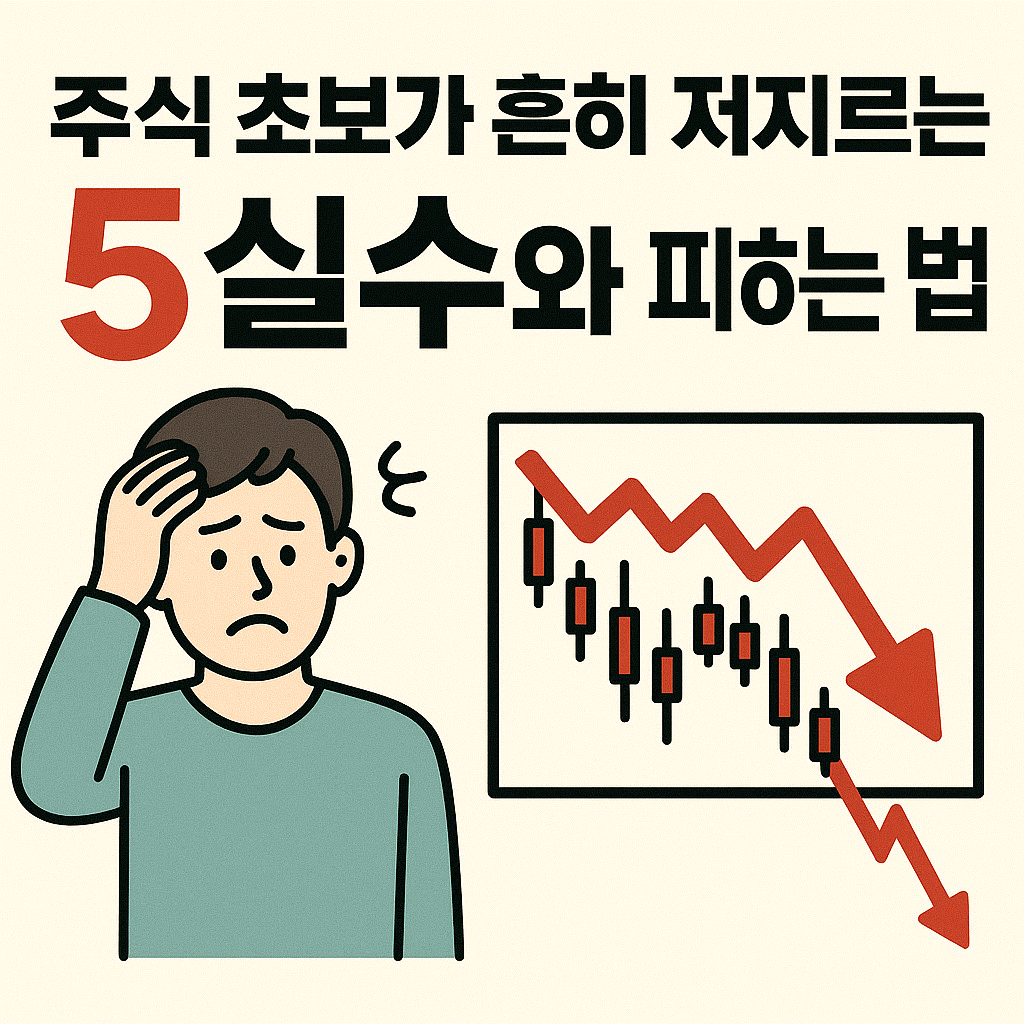 주식초보가 실수 피하는법 5 가지