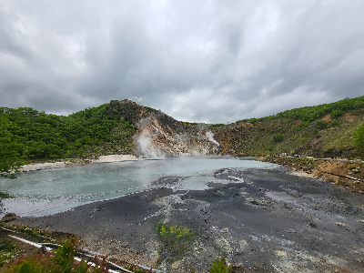 노보리베츠 오유누마 연못사진
