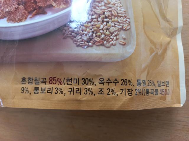 동서식품 포스트 건강한 칠곡 원재료