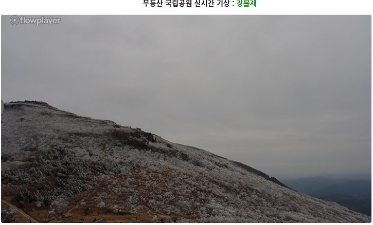 국립공원 실시간 CCTV