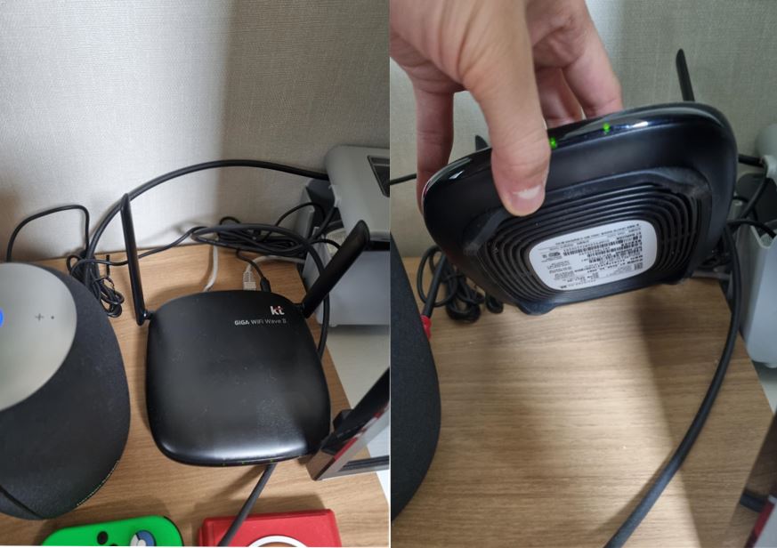 모뎀 와이파이 비밀번호 확인