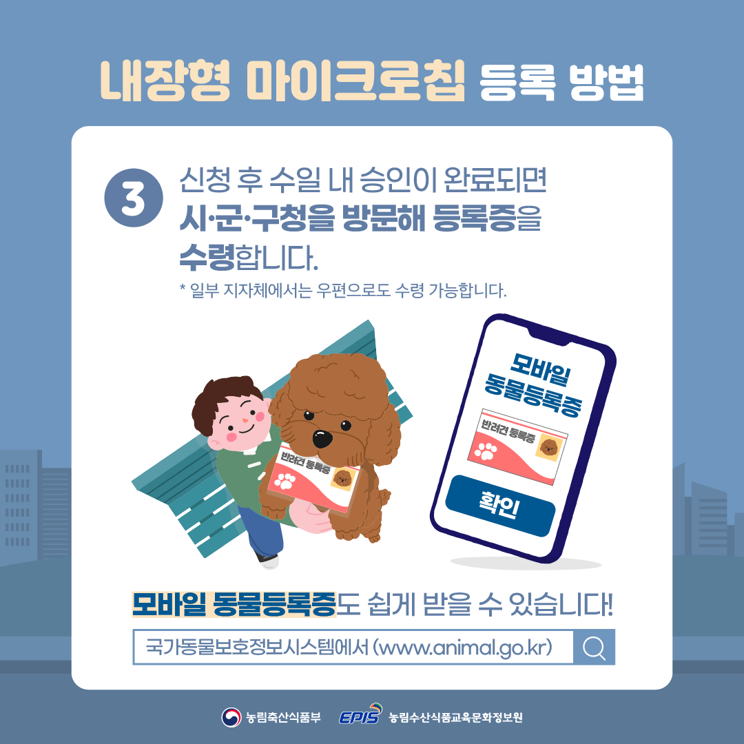 반려동물 등록 비용 내장칩vs외장칩 신청방법
