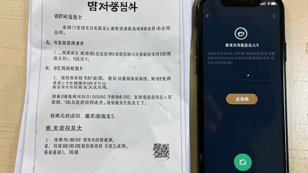 발급받은 완납증명서와 모바일 확인 화면