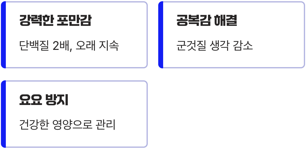 다이어트의 든든한 지원군