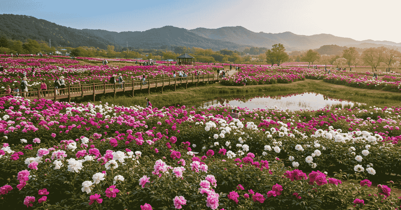 합천 핫들생태공원 작약꽃 만개 시기와 관람 포인트 총정리