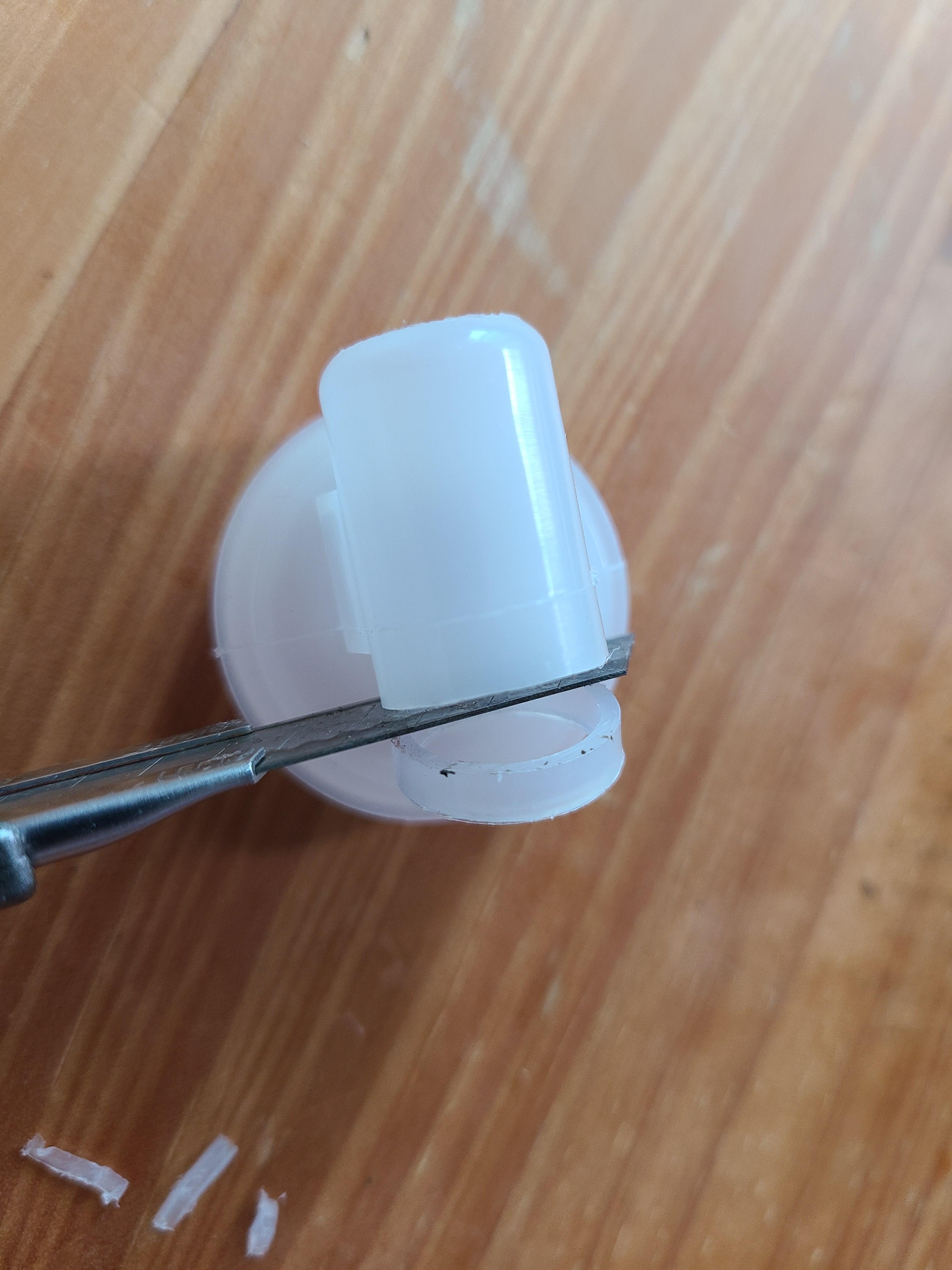 캠핑 샤워백 부품 절단