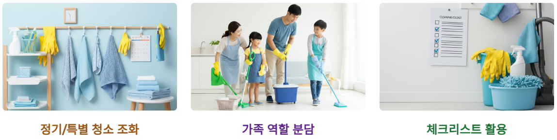 청소 서비스를 활용한 집 관리 팁
