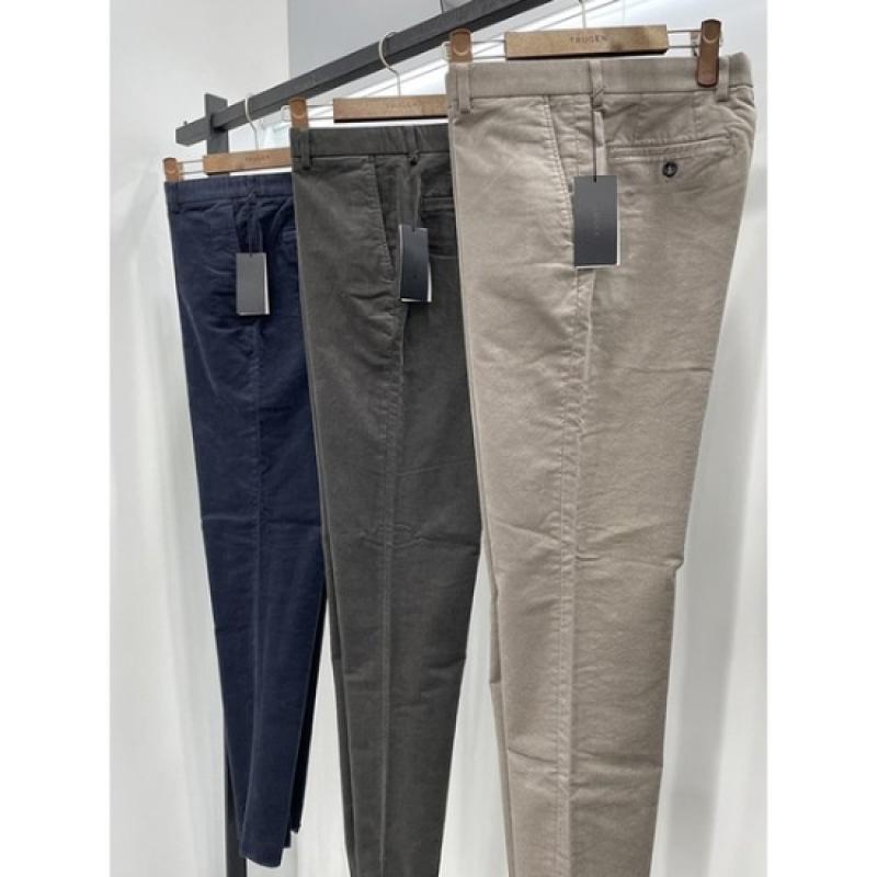 트루젠 남성 신축성 트윌조직 겨울 겉기모 스트레치 고급 골덴 바지 코듀로이 팬츠