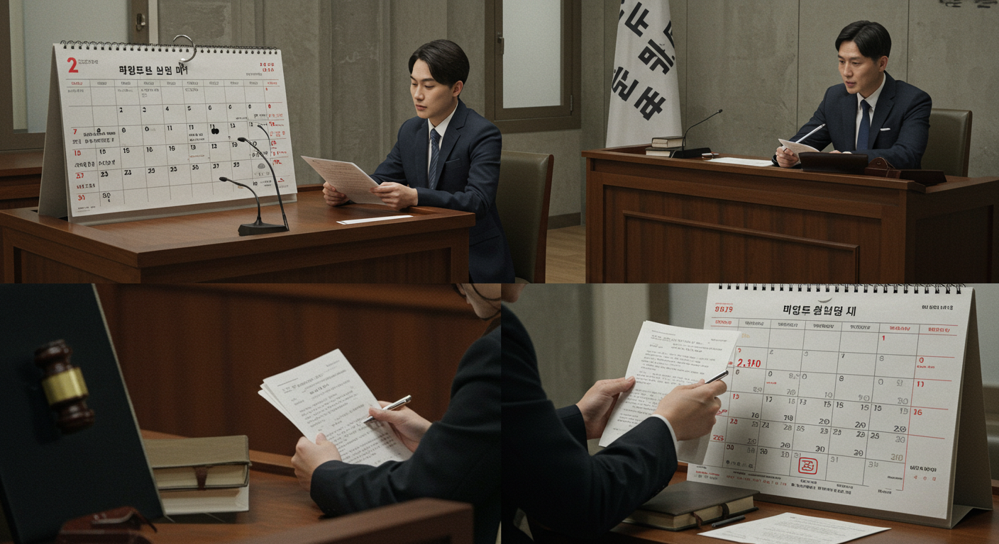조정기일&amp;#44; 기일연기 신청&amp;#44; 법원 대응