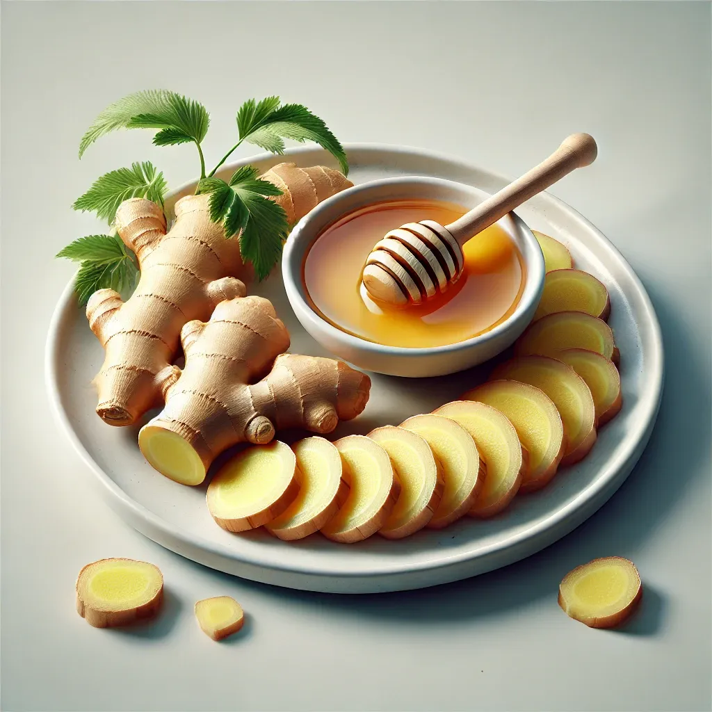 생강 꿀
