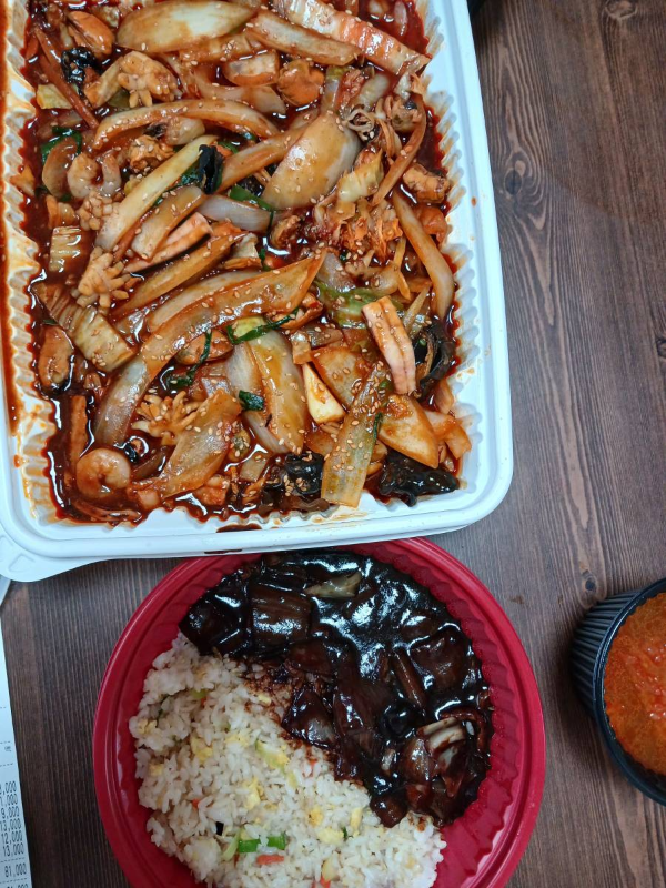 보배반점 메뉴 항공샷