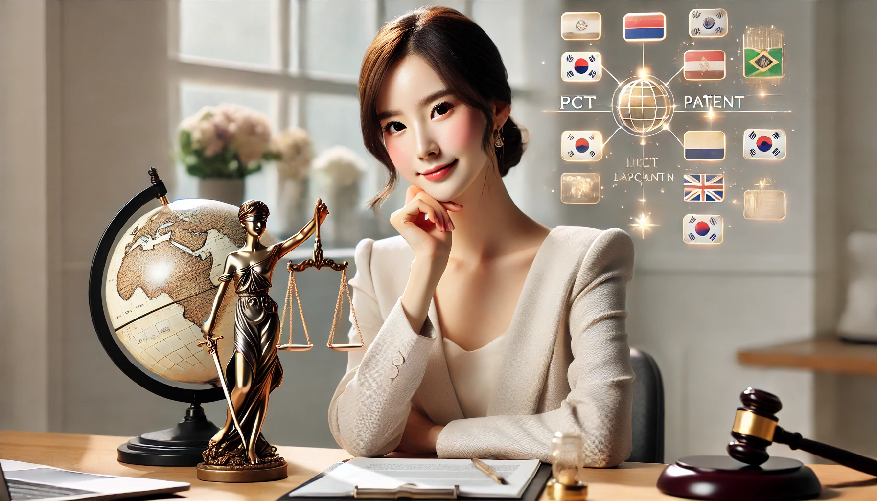 국제출원 방법 및 절차 확인하는 이미지